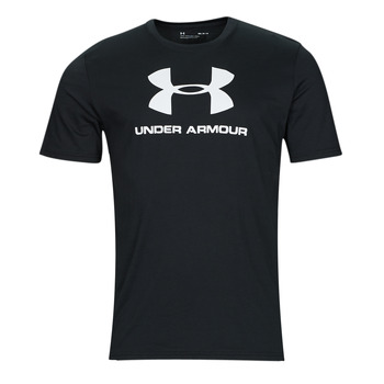 textil Herr T-shirts Under Armour UA Sportstyle Logo SS Svart / Vit