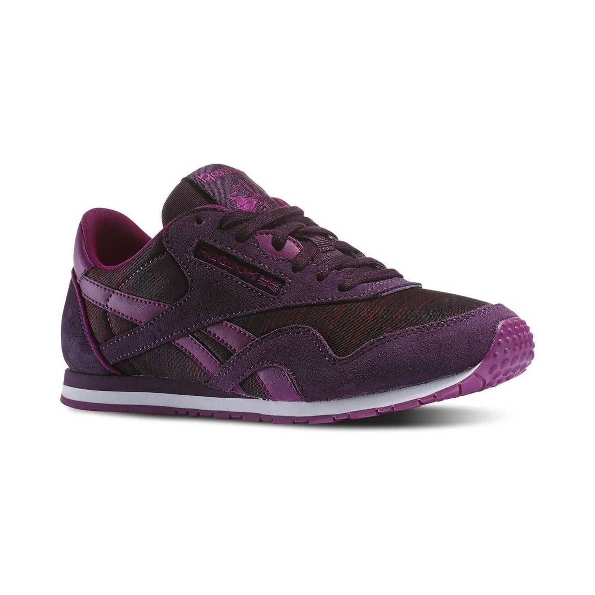 Skor Dam Sneakers Reebok Sport CL Nylon Slim Geo Graphic Violett