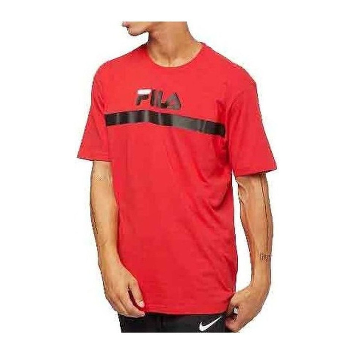 textil Herr T-shirts & Pikétröjor Fila ANATOLI TEE Röd