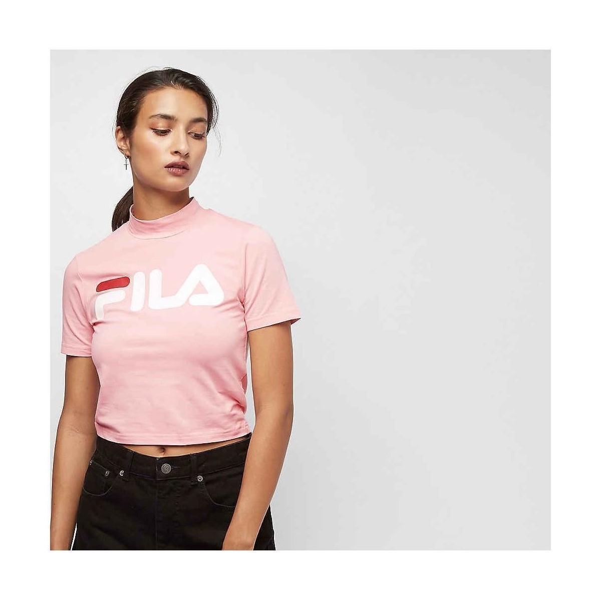 textil Dam T-shirts & Pikétröjor Fila VERY TURTLE TEE Rosa