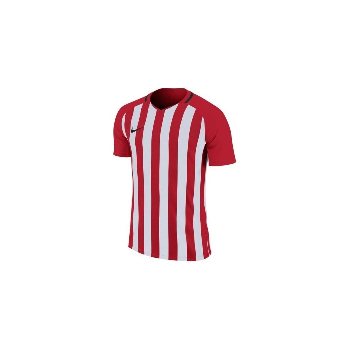 textil Pojkar T-shirts Nike Striped Division Vit, Röda