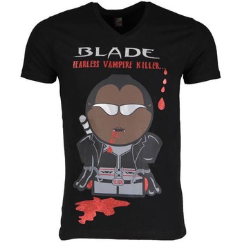 textil Herr T-shirts Local Fanatic Blade Fearless Vampire Killer Zwart Svart