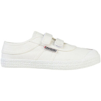 Skor Barn Sneakers Kawasaki Original Kids Shoe W/velcro K202432 1002S White Solid Vit