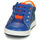 Skor Pojkar Sneakers Geox B BIGLIA B. B - NAPPA+DENIM SL Blå / Orange