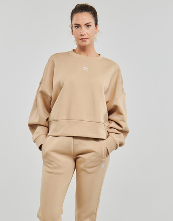 textil Dam Sweatshirts adidas Originals SWEATSHIRT Beige