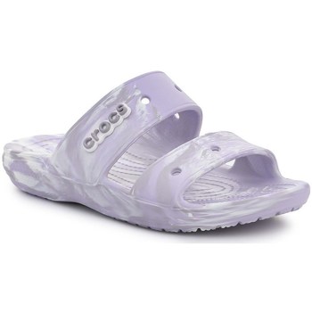 Skor Dam Flip-flops Crocs Classic Marrbled Violett