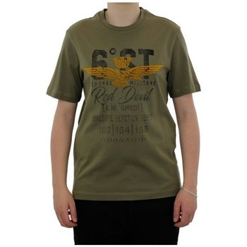 textil Herr T-shirts Aeronautica Militare TS1906J49207237 Oliv