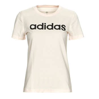 textil Dam T-shirts Adidas Sportswear W LIN T Beige