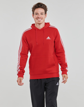 textil Sweatshirts adidas Performance M 3S FL HD Röd