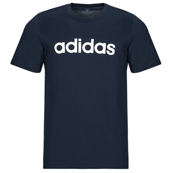 textil Herr T-shirts adidas Performance M LIN SJ T Bläckfärgad / Legend