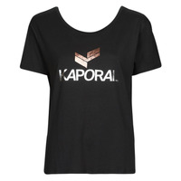 textil Dam T-shirts Kaporal FABY Svart