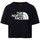 textil Dam T-shirts & Pikétröjor The North Face W CROPPED EASY TEE Svart
