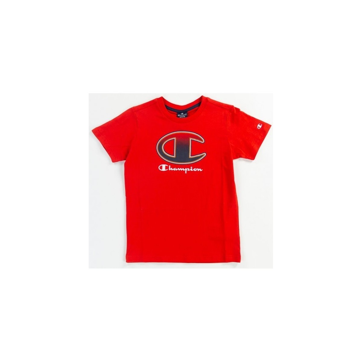 textil Pojkar T-shirts Champion  Röd