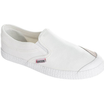 Skor Herr Sneakers Kawasaki Slip On Canvas Shoe K212437 1002 White Vit