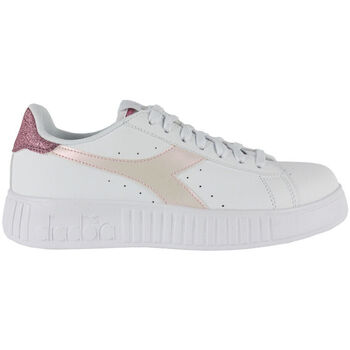 Skor Dam Sneakers Diadora Step p glitter rainbow 101.178338 01 C3113 White/Pink lady Vit