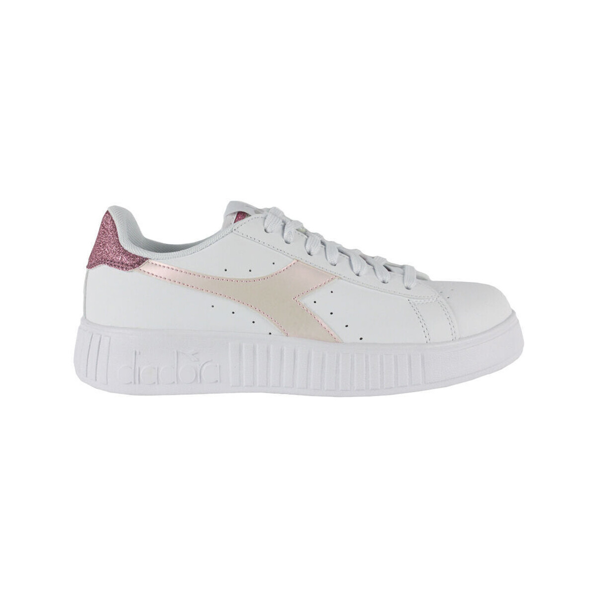 Skor Dam Sneakers Diadora 101.178338 01 C3113 White/Pink lady Vit