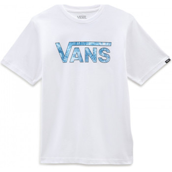 textil Barn T-shirts Vans classic logo Vit