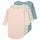 textil Flickor Pyjamas/nattlinne Petit Bateau LOT 3 BODY Flerfärgad