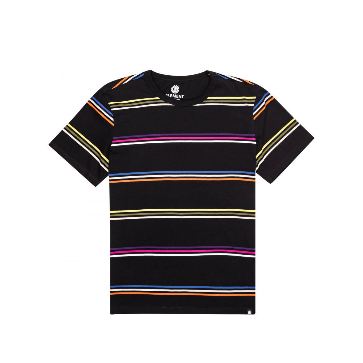 textil Herr T-shirts & Pikétröjor Element Wilow stripe Svart