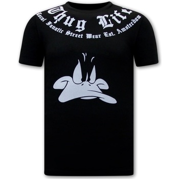 textil Herr T-shirts Local Fanatic Thug Life Svart