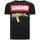 textil Herr T-shirts Local Fanatic Tryck Loaded Gun Svart