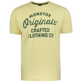 textil Herr T-shirts Monotox Originals Crafted Gul
