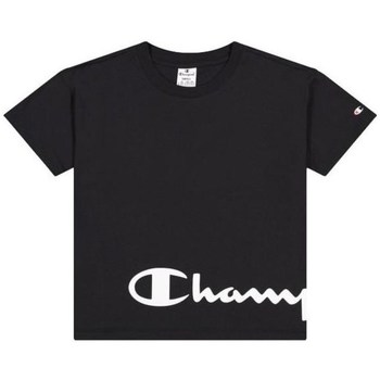textil Dam T-shirts Champion Crewneck Tshirt Svart