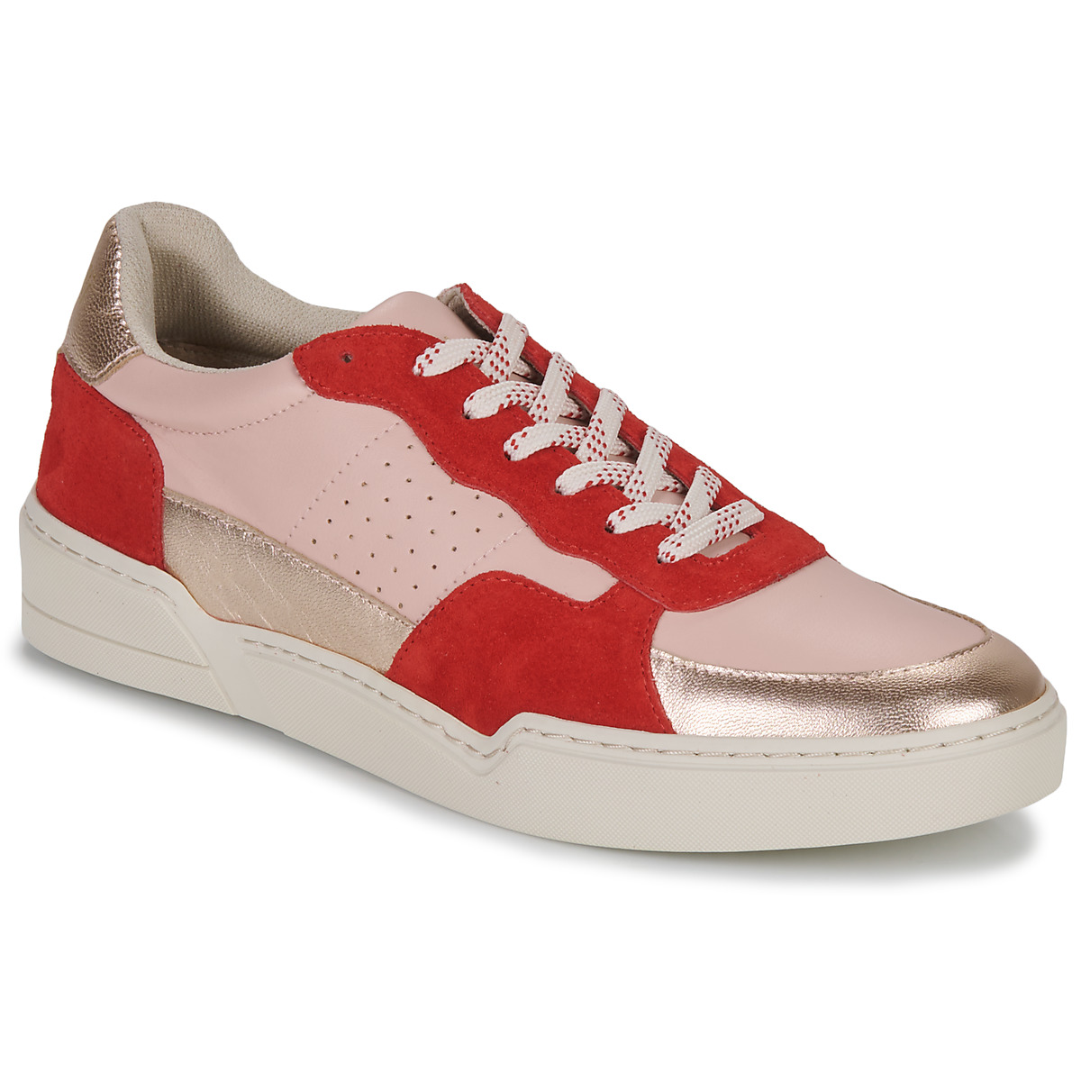 Skor Dam Sneakers Fericelli DAME Rosa / Röd