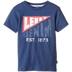 textil Pojkar T-shirts Levi's  Blå