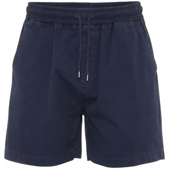 textil Shorts / Bermudas Colorful Standard Short en twill  Organic navy blue Blå