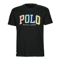 textil Herr T-shirts Polo Ralph Lauren SSCNCLSM1-SHORT SLEEVE-T-SHIRT Svart