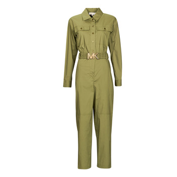 textil Dam Uniform MICHAEL Michael Kors MK BELT BOILER JUMPSUIT Kaki