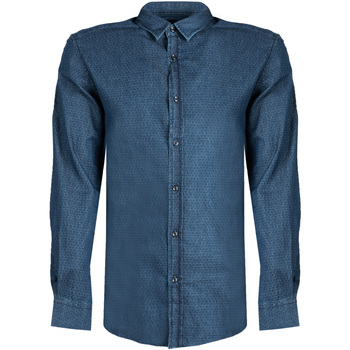 textil Herr Långärmade skjortor Antony Morato MMSL00383 FA430251 Blå