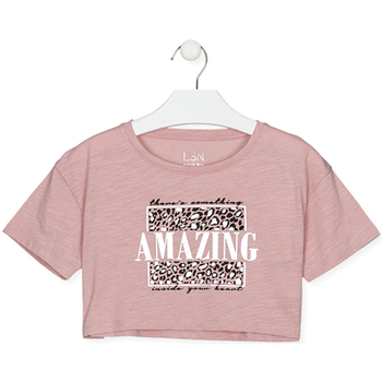 textil Barn T-shirts & Pikétröjor Losan 21G-1200AL Rosa
