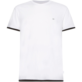 textil Herr T-shirts & Pikétröjor Calvin Klein Jeans K10K109076 Vit