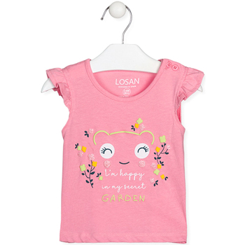 textil Barn T-shirts & Pikétröjor Losan 218-1006AL Rosa