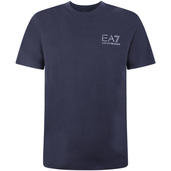 textil Herr T-shirts & Pikétröjor Ea7 Emporio Armani 3LPT72 PJ8SZ Blå