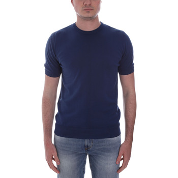 textil Herr T-shirts & Pikétröjor Borgoni Milano 800 BERLINO Blå