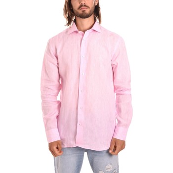 textil Herr Långärmade skjortor Borgoni Milano OSTUNI Rosa