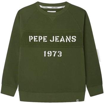 textil Pojkar Sweatshirts Pepe jeans  Grön