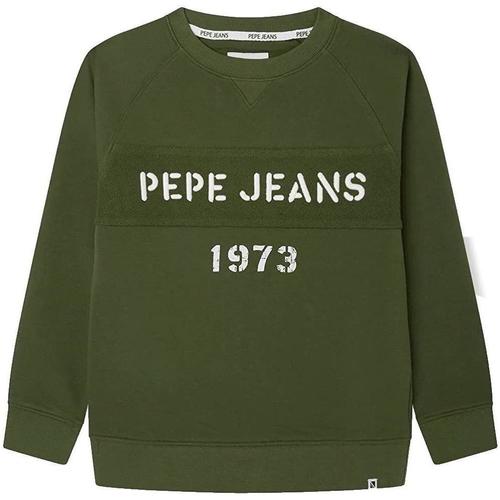 textil Pojkar Sweatshirts Pepe jeans  Grön