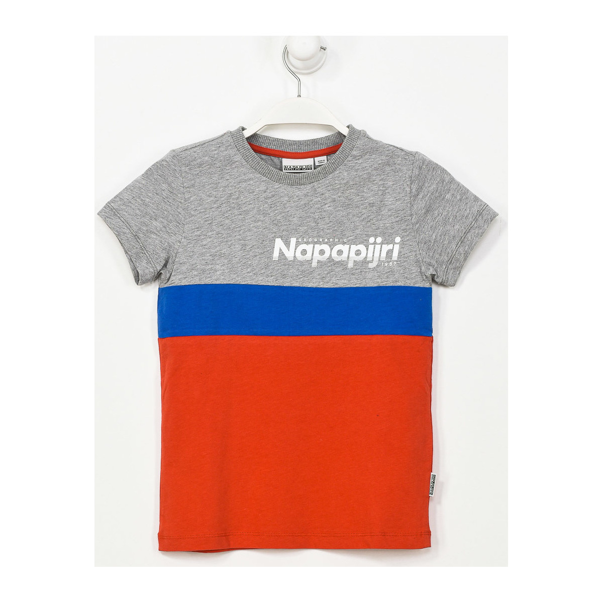 textil Pojkar T-shirts Napapijri GA4EQE-AA5 Flerfärgad