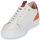 Skor Herr Sneakers Pellet SIMON Kalv / Vit / Orange