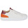 Skor Herr Sneakers Pellet SIMON Kalv / Vit / Orange