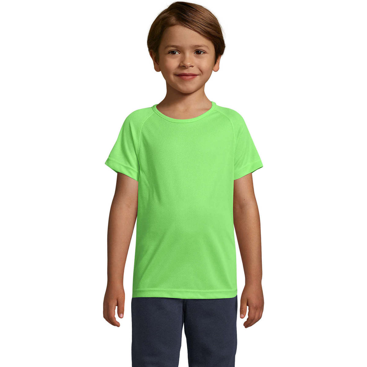 textil Barn T-shirts Sols Camiseta niño manga corta Grön