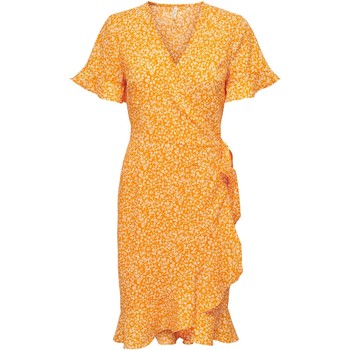 textil Dam Korta klänningar Only VESTIDO ESTAMPADO NARANJA MUJER  15288846 Orange