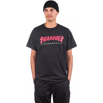 textil Herr T-shirts Thrasher  Svart