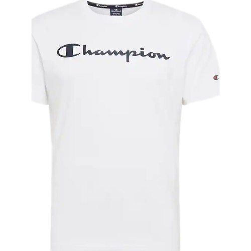 textil Herr T-shirts Champion  Vit