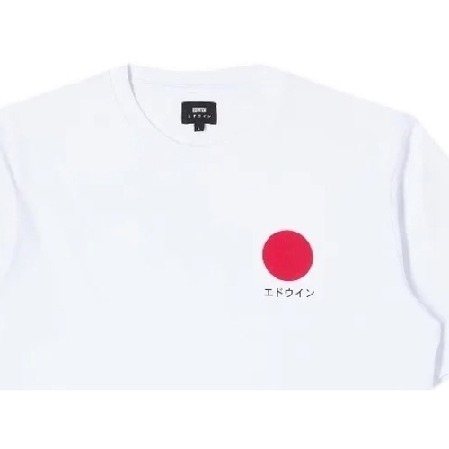 textil Herr T-shirts & Pikétröjor Edwin Japanese Sun T-Shirt - White Vit