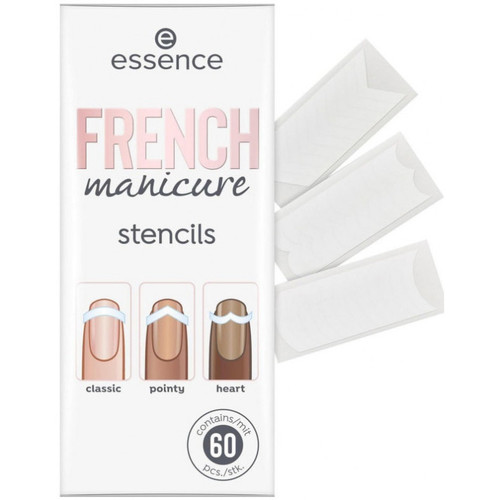 skonhet Dam Manikyr kit Essence French Manicure Nail Stencils Annat